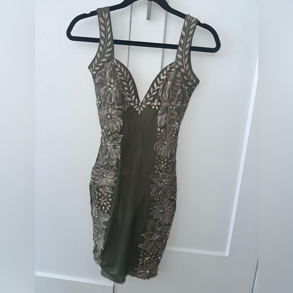Holt Miami olive dress